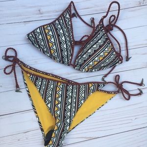 Dolce Vita tribal bikini NWOT